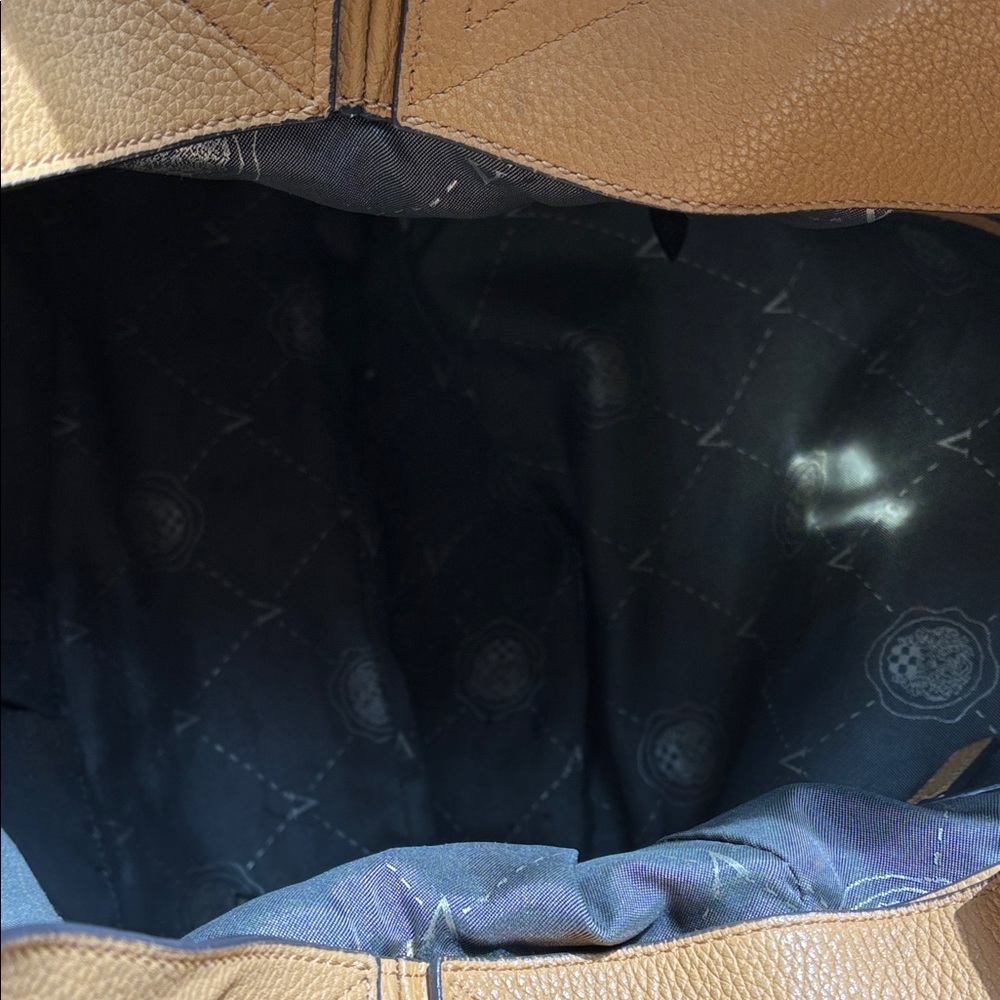 Vince Camuto Mustard Leather Shoulder Hobo Bag - Picture 5 of 12